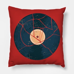 Broken Vinyl - Record Breaker Pillow