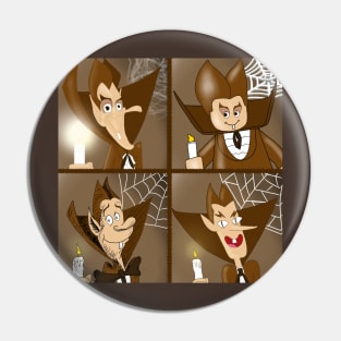 Count Chocula in four different styles Pin