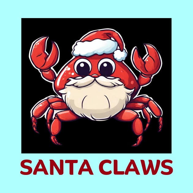 Santa Claws | Santa Claus Pun by Allthingspunny