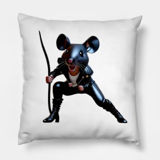 Mouse dark Pillow