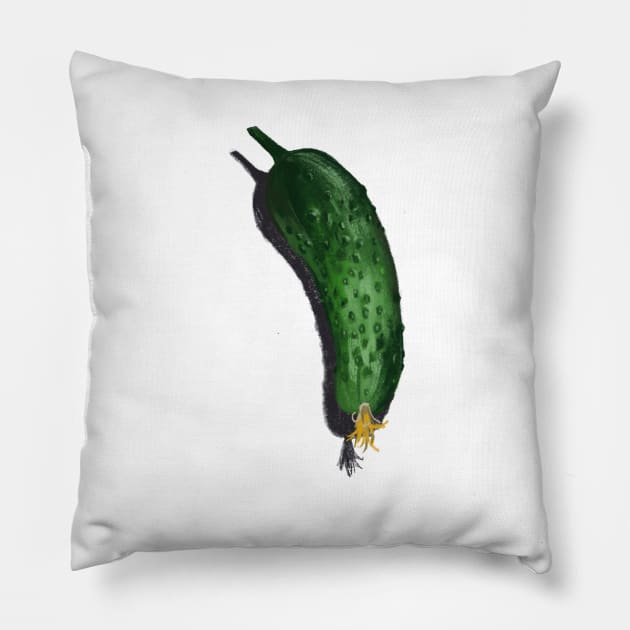 Cucumber Pillow by Katya Kamenskaya