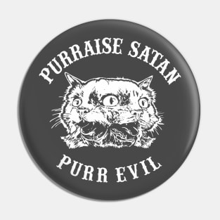 purr evil cat Pin