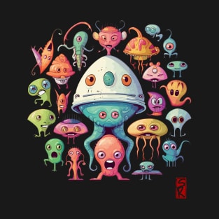 Cute aliens T-Shirt