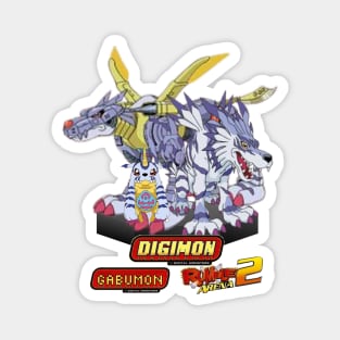 Gabumon Evolutions-For fight videogames lovers Magnet