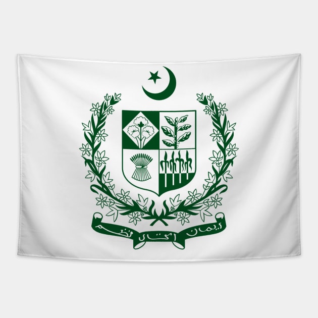 Pakistan Tapestry by Wickedcartoons