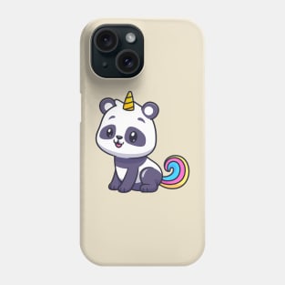 Cute Panda Unicorn Cartoon Phone Case