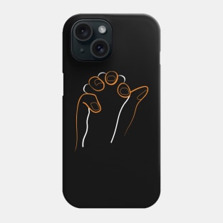 Paw in hand Phone Case