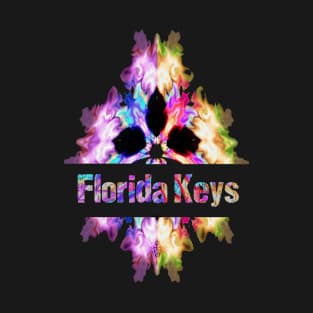 Florida Keys gift tie dye watercolor T-Shirt