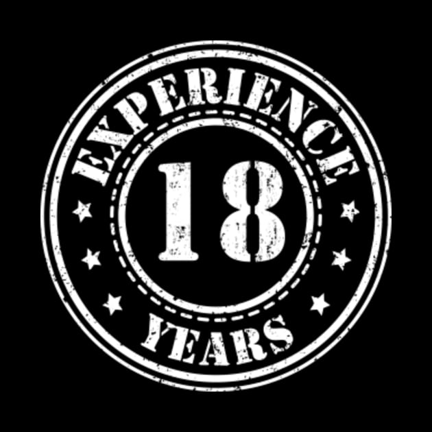 18 years of experience by HBfunshirts