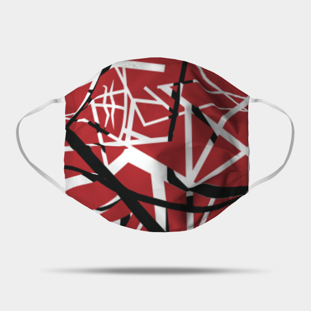 Frankenstrat Pattern Eddie Van Halen Mask TeePublic