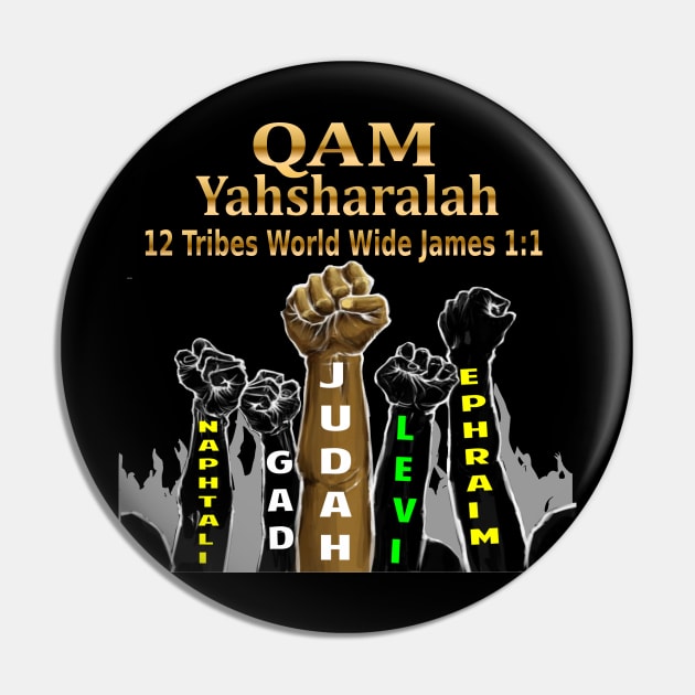 Custom Trendy Qam Yasharahla | Fist in the Air| 12 Tribes of Israel| Tee MUST have for your collection Explore More designs on Sons of Thunder Pin by Sons of thunder