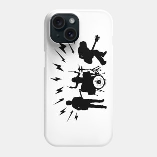 scott pilgrim vs the world, sex bob-omb, black Phone Case