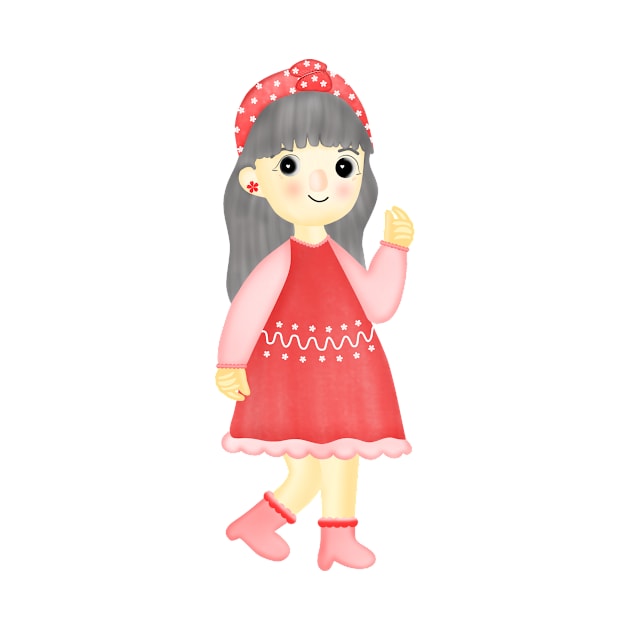 Cute little princess by Onanong art design shop.