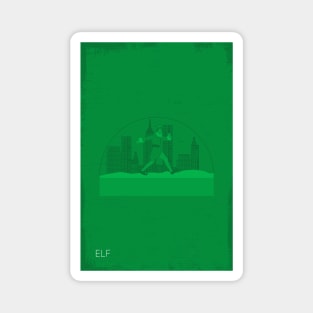 Elf Alternative Movie Poster Magnet