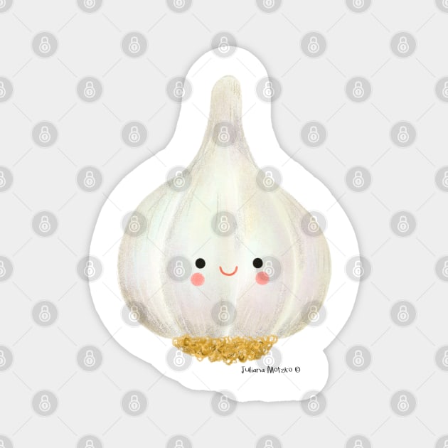 Garlic Magnet by julianamotzko