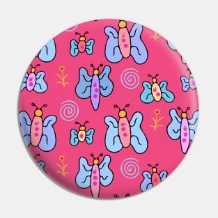 Colorful and Cute Kids Butterfly Pattern Pin