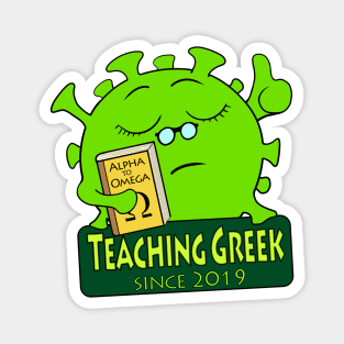 Corona Virus Greek Alphabet Teacher Magnet