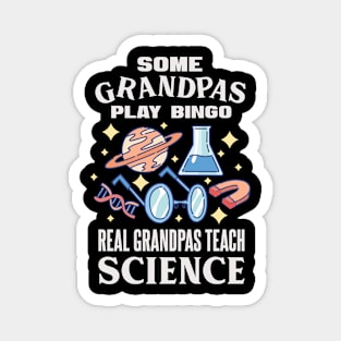 Chemistry Biology Physics Science Grandpa Magnet