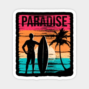 Surfing in a Paradise Magnet