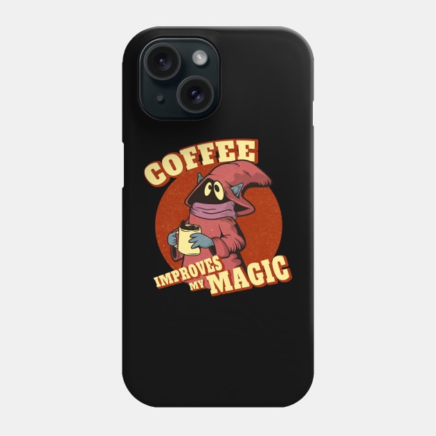 Coffee Improves My Magic Phone Case by leepianti