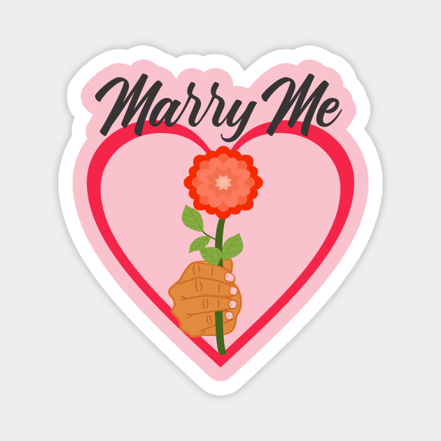 Marry Me Magnet by ugisdesign