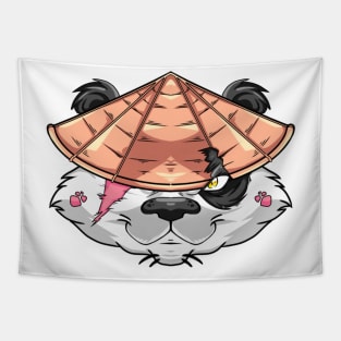 Samurai panda Tapestry