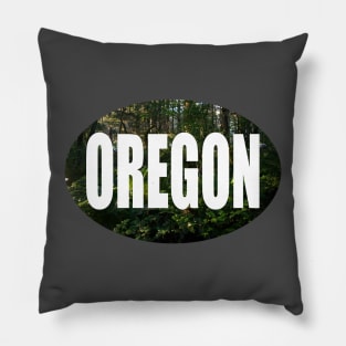 Oregon Bumper Sticker Pillow