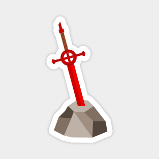 Demon Blood Sword In The Stone Magnet