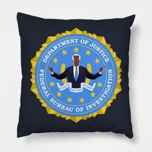 Dark Brandon FBI Mar-A-Lago Pillow