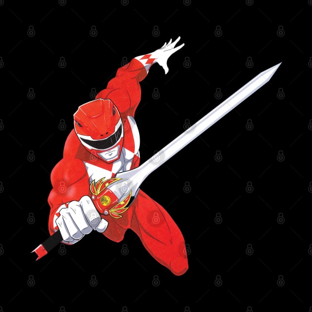 Red Mighty Morphin Power Ranger by CoolDojoBro