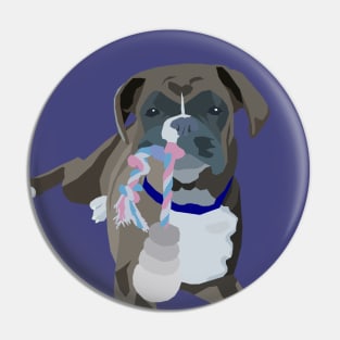 Saffy the Boxer Pin