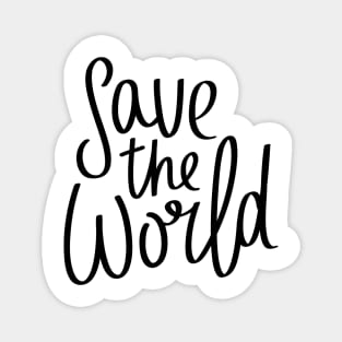 Save the World Magnet