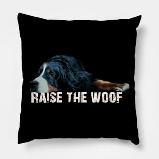 bernese mountain dog Pillow