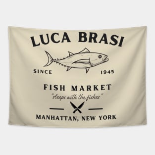 Lucas Brasi Sleeps With The Fishes Vintage Look Design Fanart 2 Tapestry