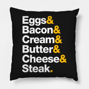 Keto Helvetica Pillow