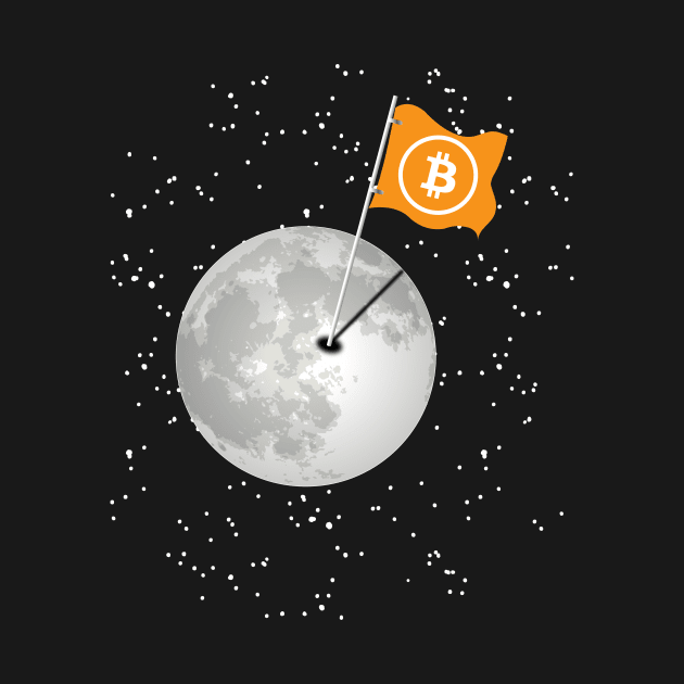 Bitcoin To The Moon | For Altcoin And Blockchain Fans by The Hammer