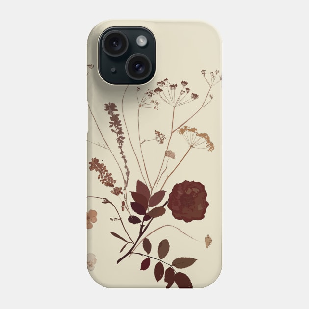 Old flowers in memory Phone Case by Slownessi