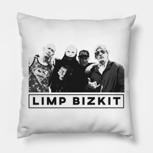 Limp Bizkit Black And White Nu Metal Pillow