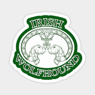 Claddagh Irish Wolfhound Magnet