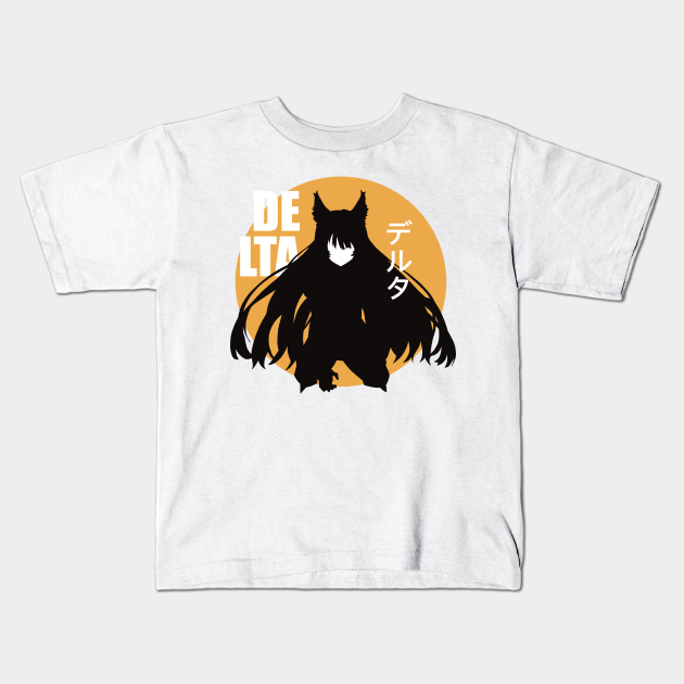 The Eminence in Shadow Delta in Clean Minimalist Anime Characters Design  with Japanese Name  Delta  Kids TShirt  TeePublic