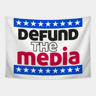 DEFUND THE MEDIA Tapestry