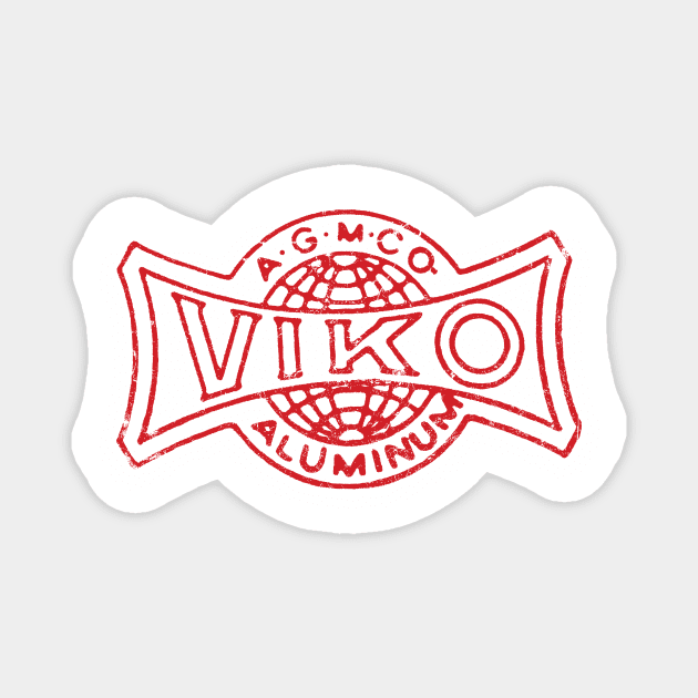 Viko Aluminum Magnet by MindsparkCreative