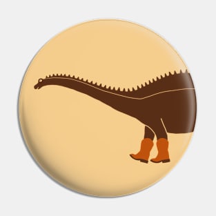 Reba the Cowgirl Rebbachisaurus Pin