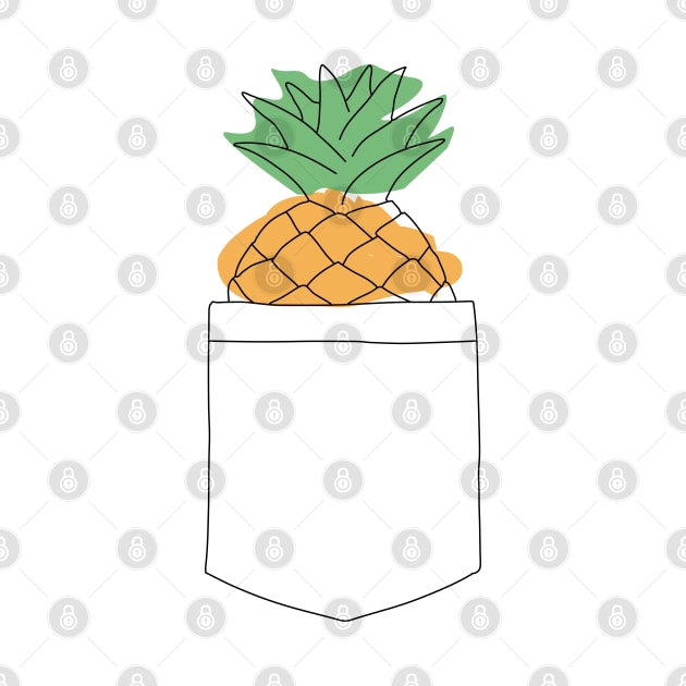 Pineapple in the Pocket Design by olivergraham