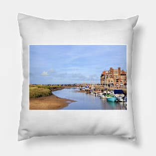 Blakeney Quay harbour Pillow