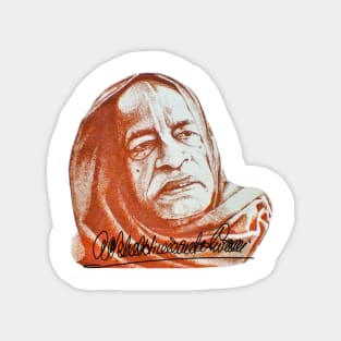 Srila Prabhupada signature Magnet