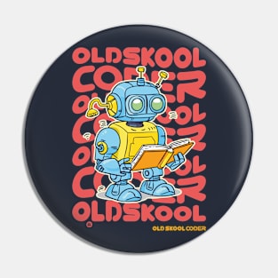 Old Skool Coder Pin