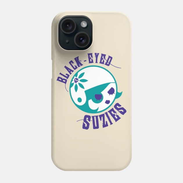 Black Eyed Suzies Phone Case by Free State Roller Derby