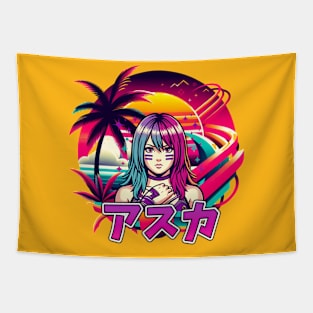 Asuka - WWE Sunset Tapestry