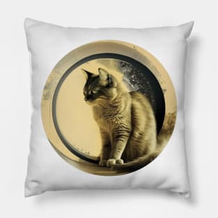 Cute and Apologetic Warrior Cat Designs for Cat Lovers Pillow